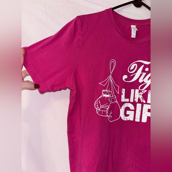 Bella Canvas Fuchsia Tee - Picture 2 of 7